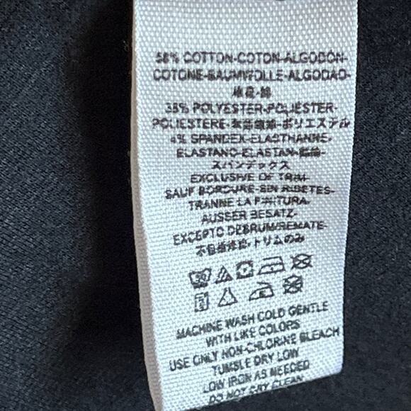 Free People Fit & Flare Black Sleeveless Dress Women's Small Zip Back Stretch - Picture 3 of 8